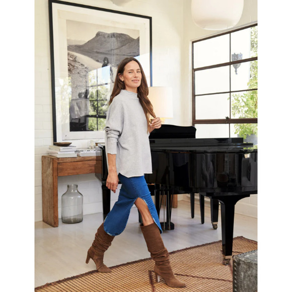 Frank & Eileen Unforgettable Skirt Denim Skirt Wash Size 4 - Picture 2 of 11